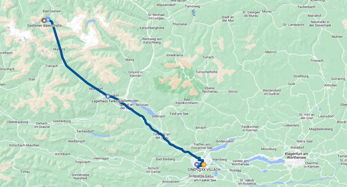 Sportgastein - Villach